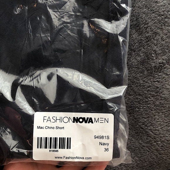 Fashion Nova Mac Chino Short Navy - Picture 5 of 7